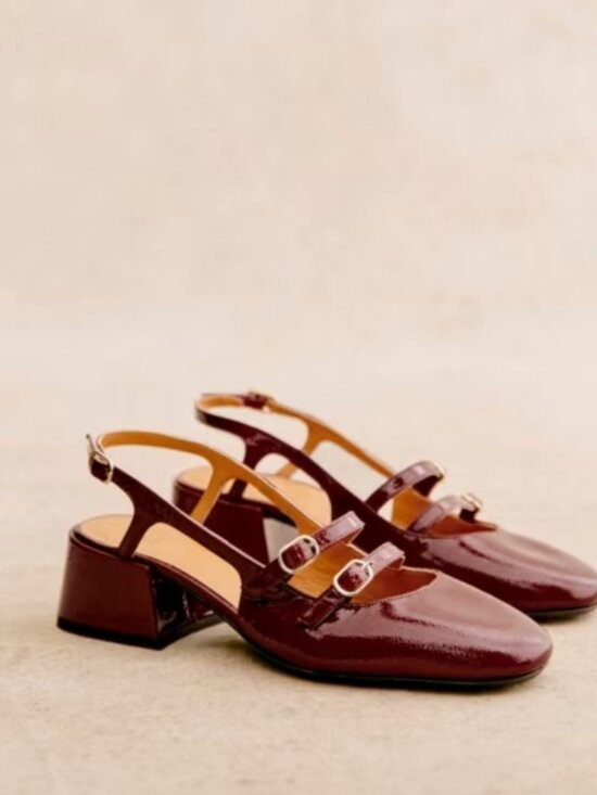 Sezane Shoes - Paula Babies Patent Purple Size 10 US/ 41 EU